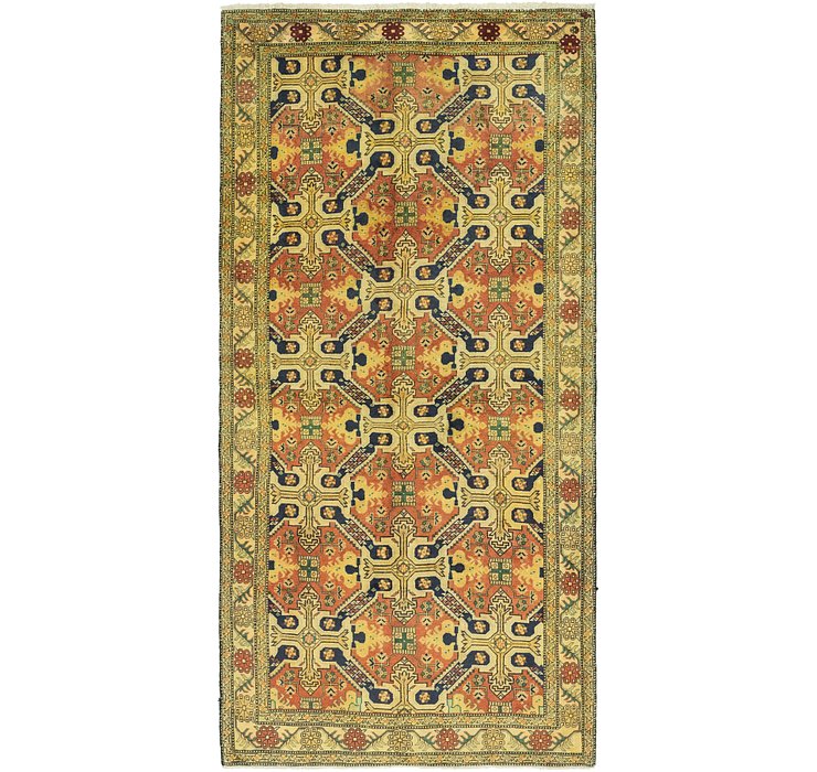 5' x 10' 5 Ardabil Persian Runner ...