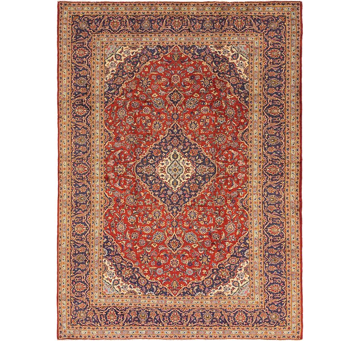9' 6 x 13' Kashan Persian Rug