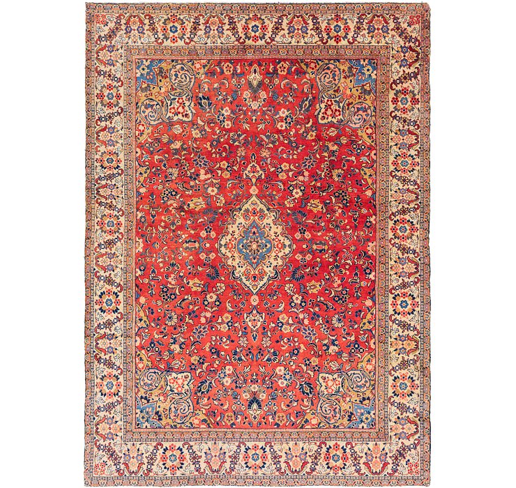 8' 7 x 12' Sarough Persian Rug