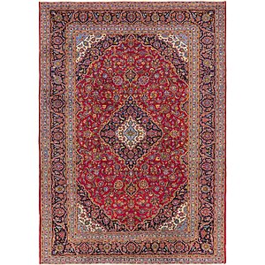 9' 8 x 13' 6 Kashan Persian Rug