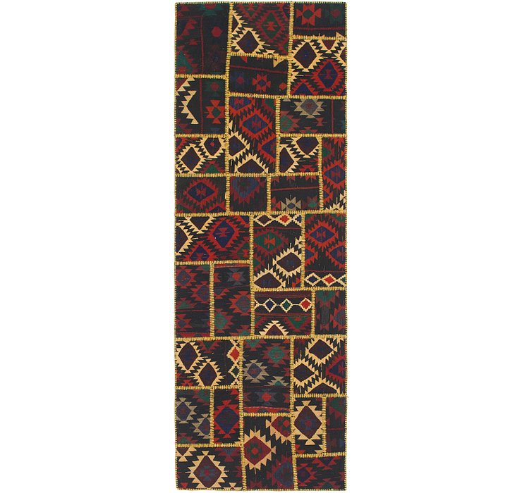 2' 10 x 8' 5 Kilim Patchwork Runner ...