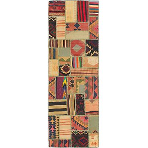2' 10 x 8' 6 Kilim Patchwork Runner ...