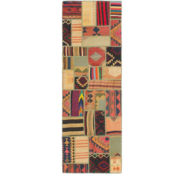 2' 10 x 8' 6 Kilim Patchwork Runner ...