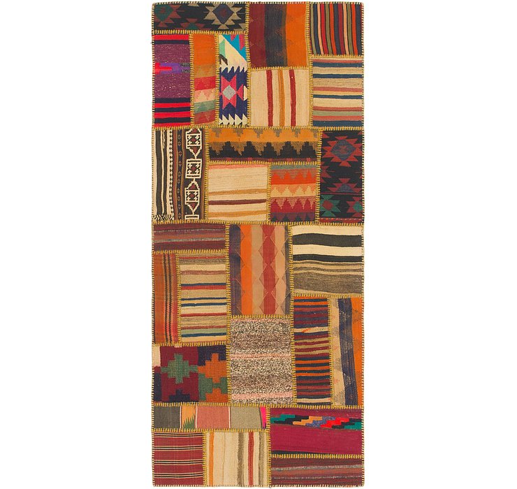 2' 10 x 6' 9 Kilim Patchwork Runner ...