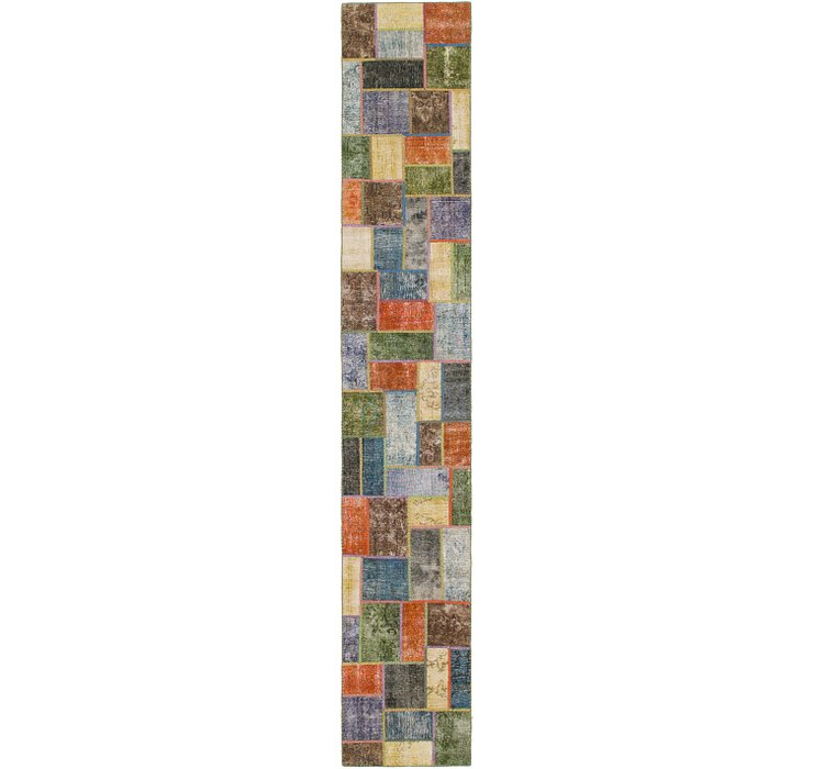 2' 8 x 16' 9 Ultra Vintage Persian R...