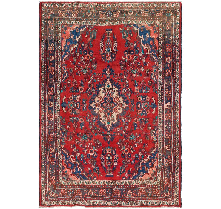 6' 7 x 9' 6 Hamedan Persian Rug