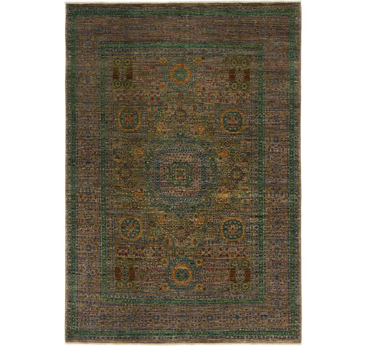 4' 9 x 6' 10 Mamluk Ziegler Oriental...