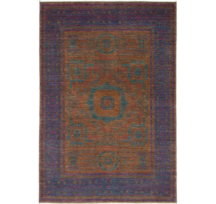 5' 9 x 8' 6 Mamluk Ziegler Oriental...