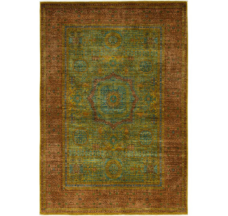 HandKnotted 5' 8 x 8' 2 Mamluk Ziegler Oriental...