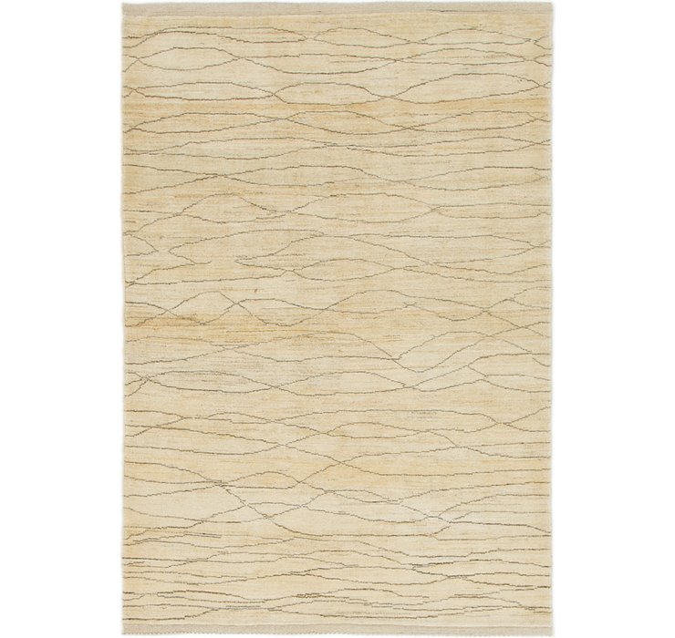 4' 1 x 6' 1 Kashkuli Gabbeh Rug