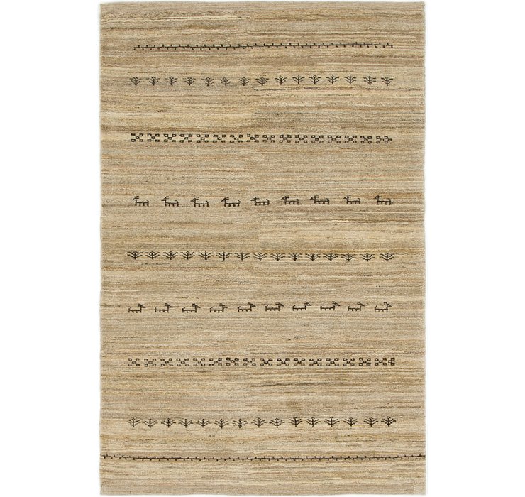 4' x 6' Kashkuli Gabbeh Rug