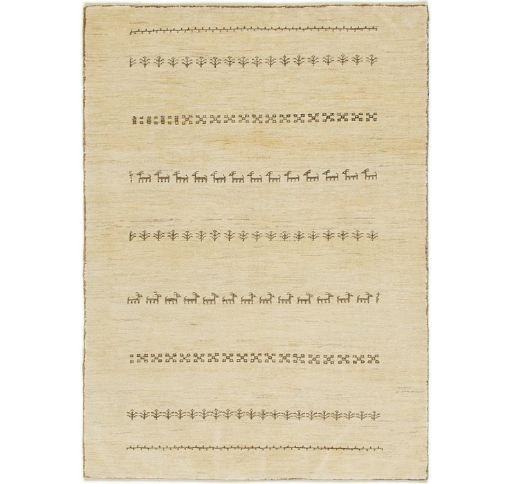 4' 2 x 5' 9 Kashkuli Gabbeh Rug