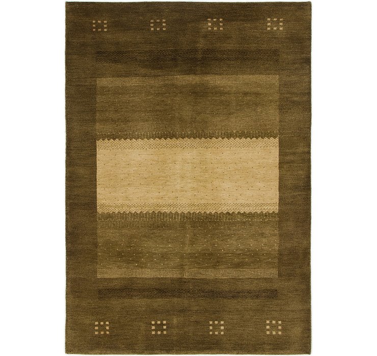4' 1 x 6' Kashkuli Gabbeh Rug