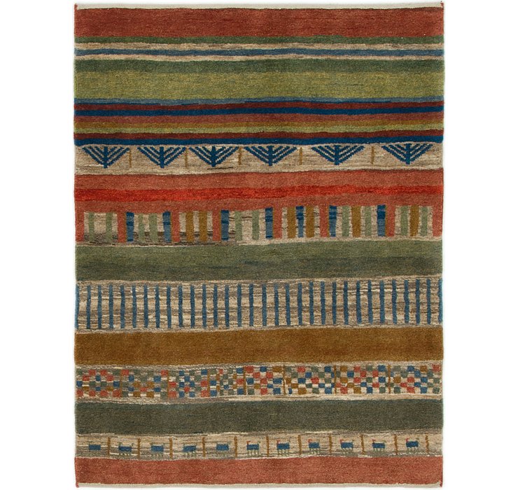 3' 6 x 4' 8 Kashkuli Gabbeh Rug