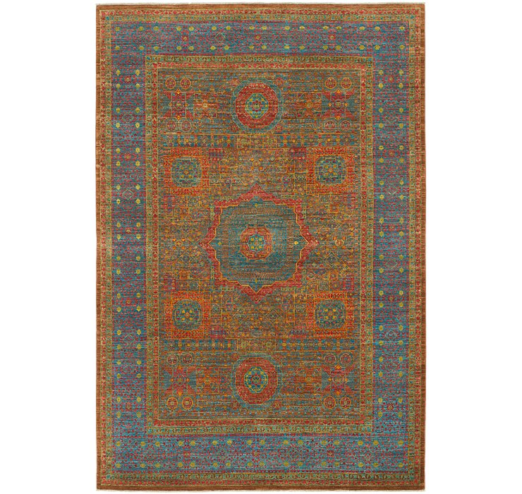 6' 8 x 9' 10 Mamluk Ziegler Oriental...