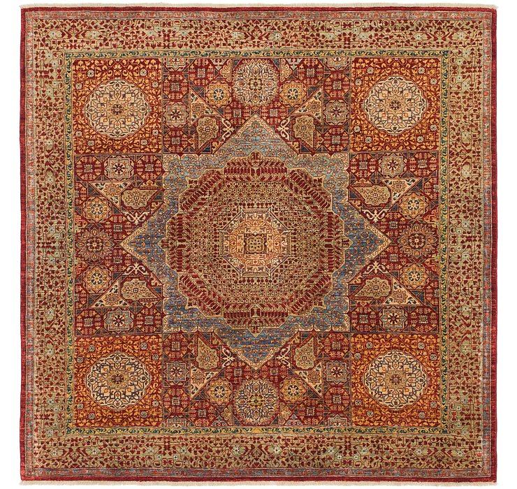 6' 8 x 6' 8 Mamluk Ziegler Oriental...