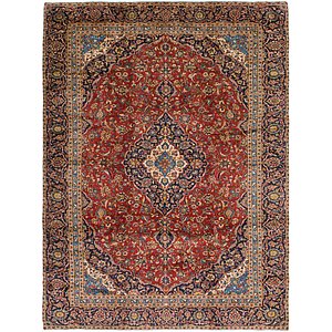 9' 2 x 12' 5 Kashan Persian Rug
