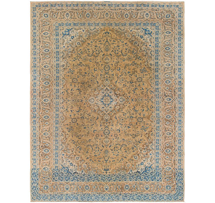 9' 5 x 12' 4 Kashan Persian Rug