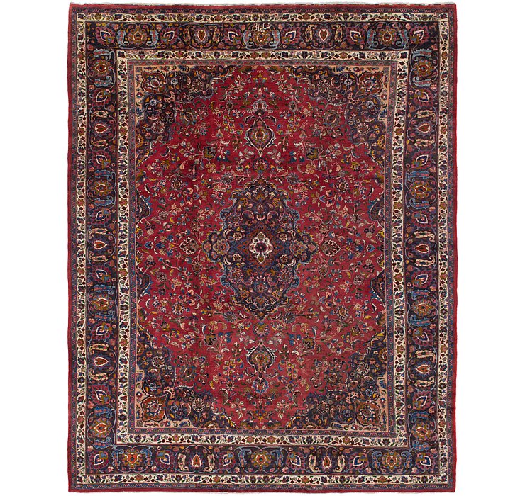 9' 9 x 12' 6 Mashad Persian Rug