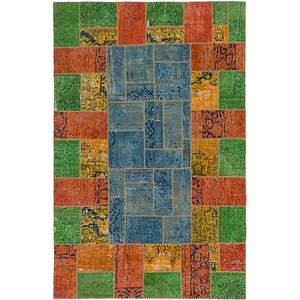 6' 8 x 10' 3 Ultra Vintage Persian Rug