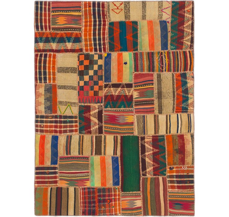 5' x 6' 9 Kilim Patchwork Rug