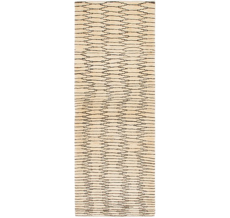 2' 9 x 7' 8 Kashkuli Gabbeh Runner ...