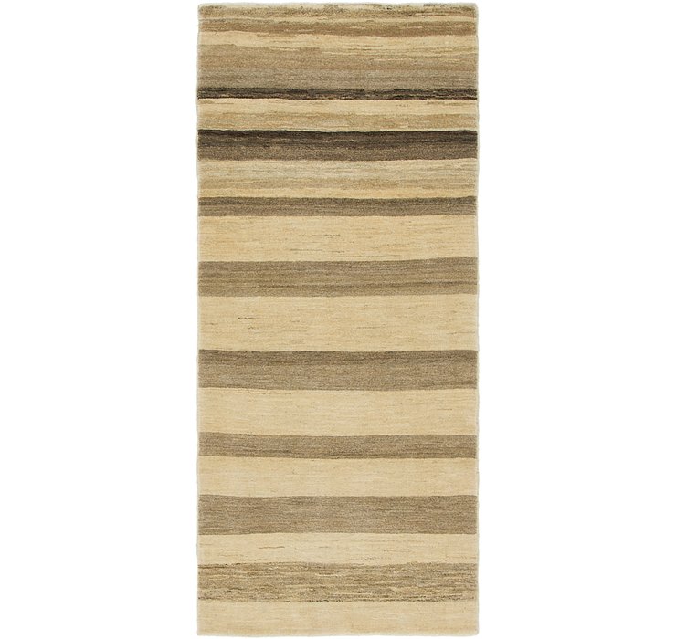 2' 10 x 6' 7 Kashkuli Gabbeh Runner ...