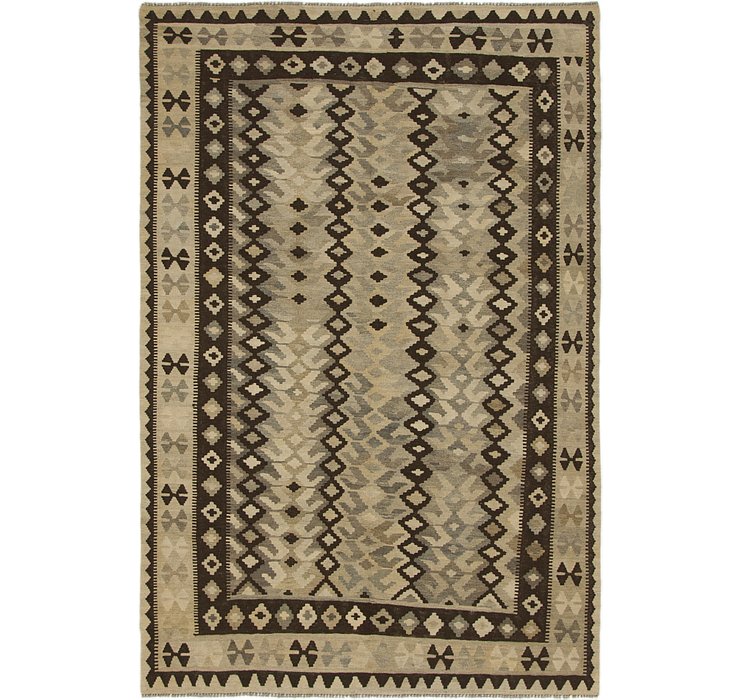 6' 6 x 9' 10 Kilim Maymana Rug