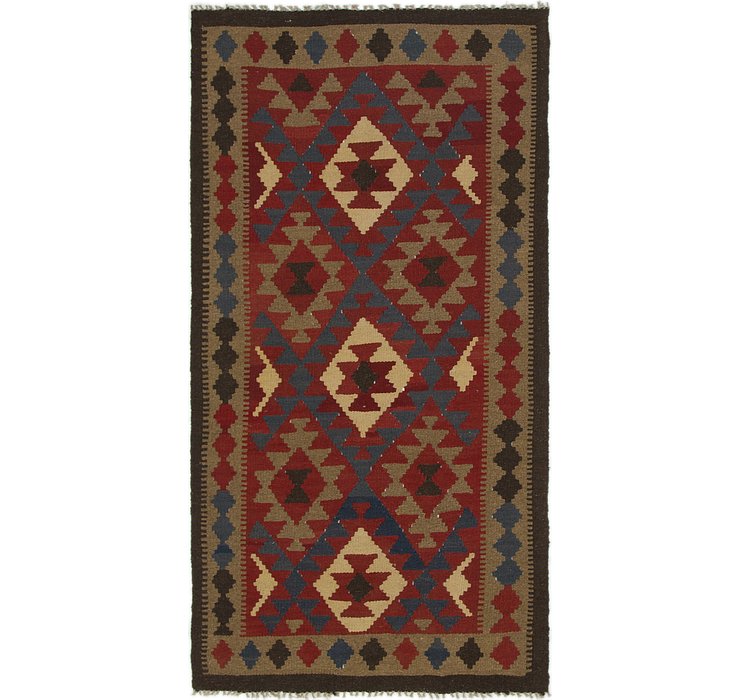 3' 6 x 6' 9 Kilim Maymana Runner Rug