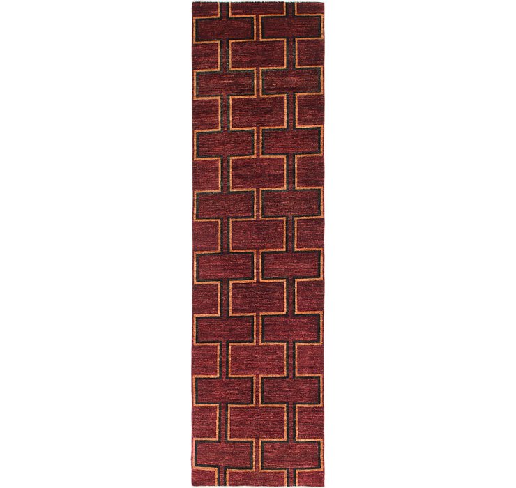 HandKnotted 2' 8 x 10' Modern Ziegler Runner Rug