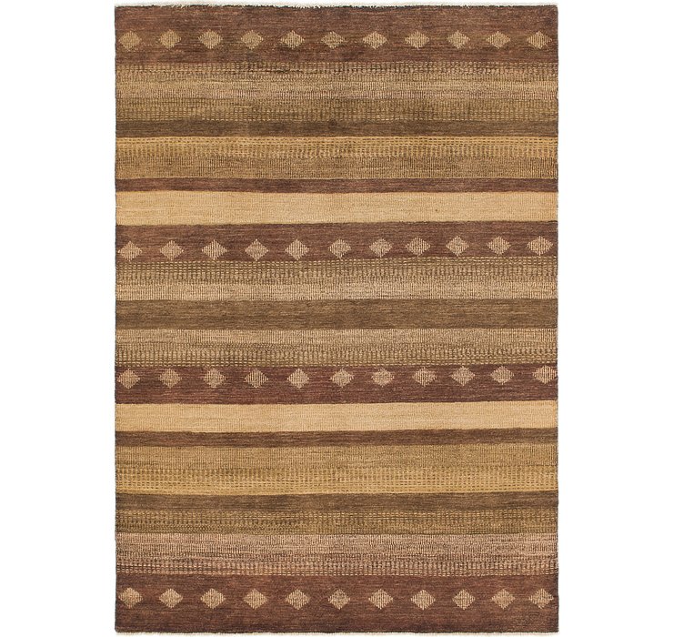 5' 7 x 8' Kashkuli Gabbeh Rug