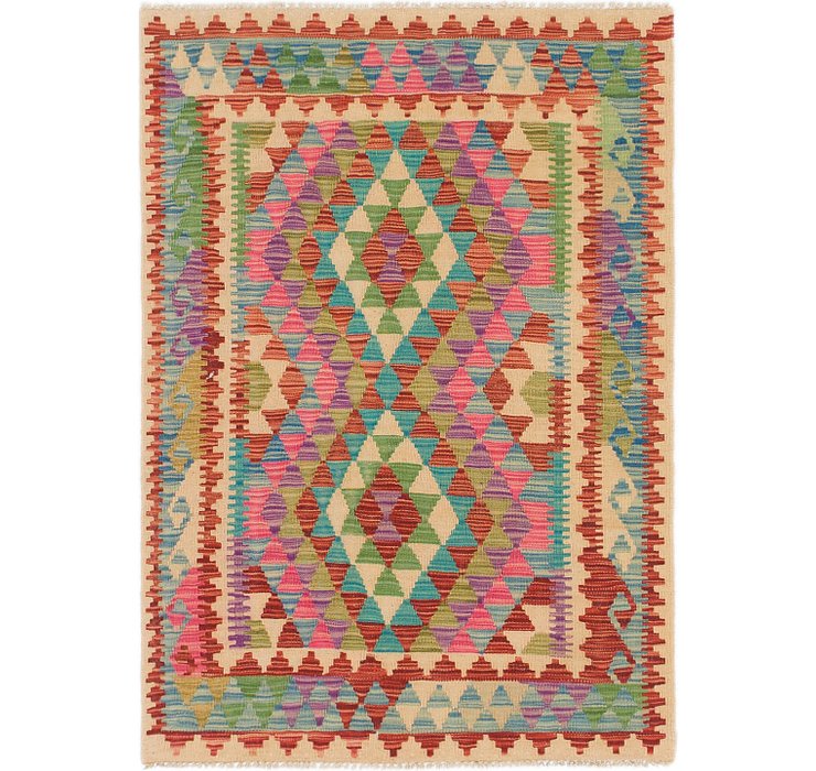 3' x 4' 4 Kilim Maymana Rug
