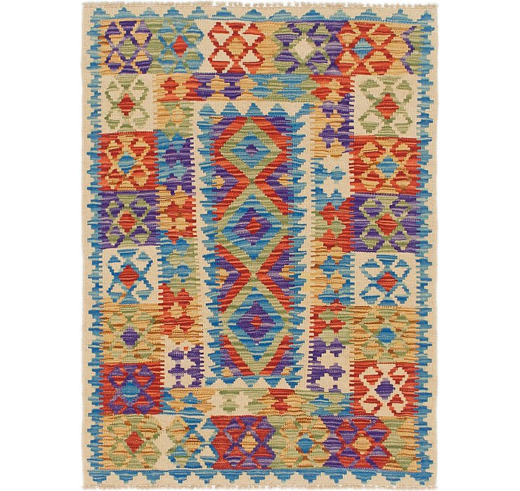 3' x 4' Kilim Maymana Rug