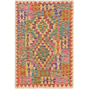 2' 8 x 4' Kilim Maymana Rug