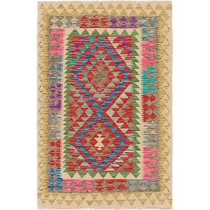 2' 7 x 4' Kilim Maymana Rug