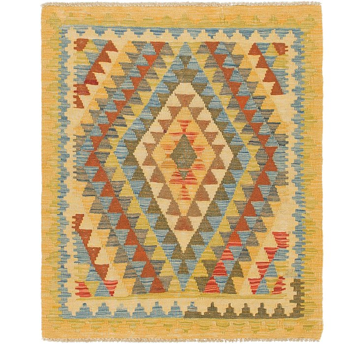 3' x 3' 5 Kilim Maymana Square Rug