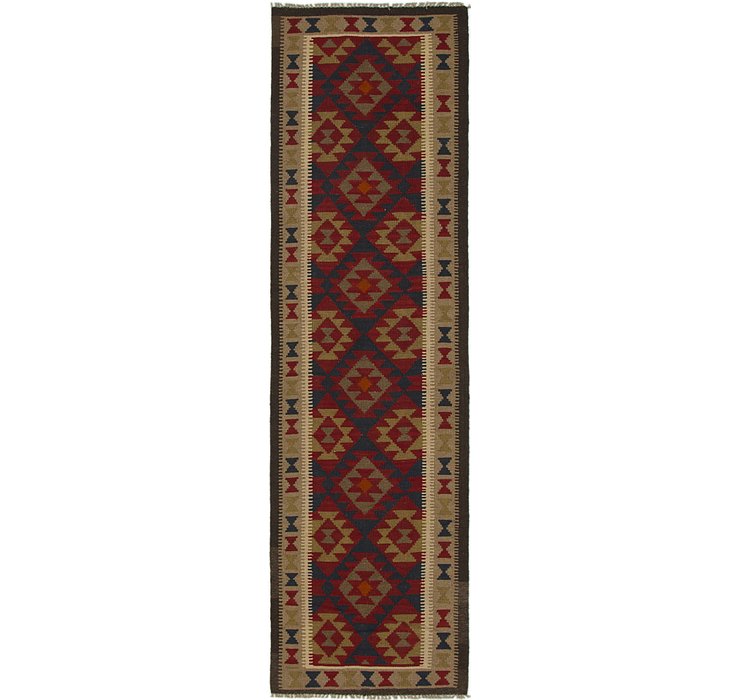 2' 9 x 9' 7 Kilim Maymana Runner Rug