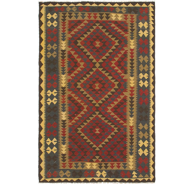 5' 4 x 8' 2 Kilim Maymana Rug