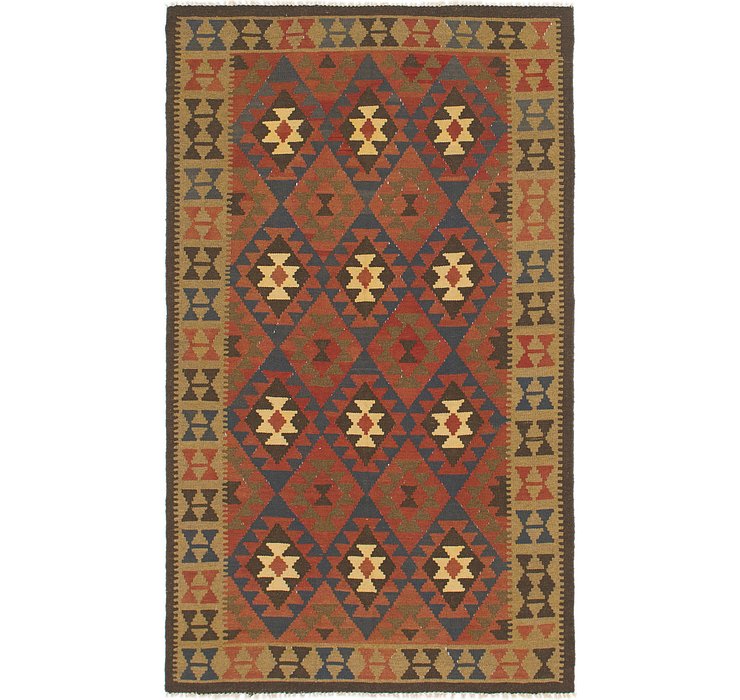 4' 9 x 8' Kilim Maymana Rug