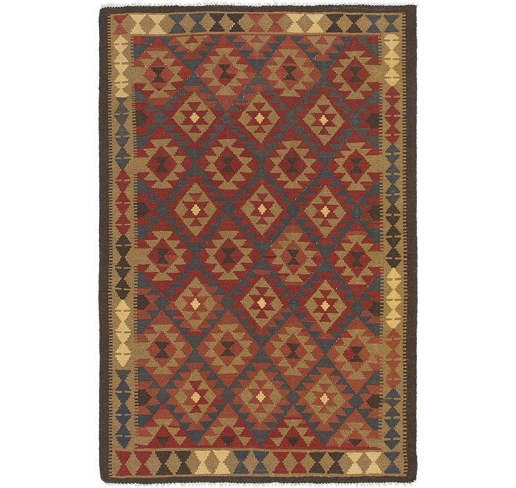 5' 4 x 8' Kilim Maymana Rug