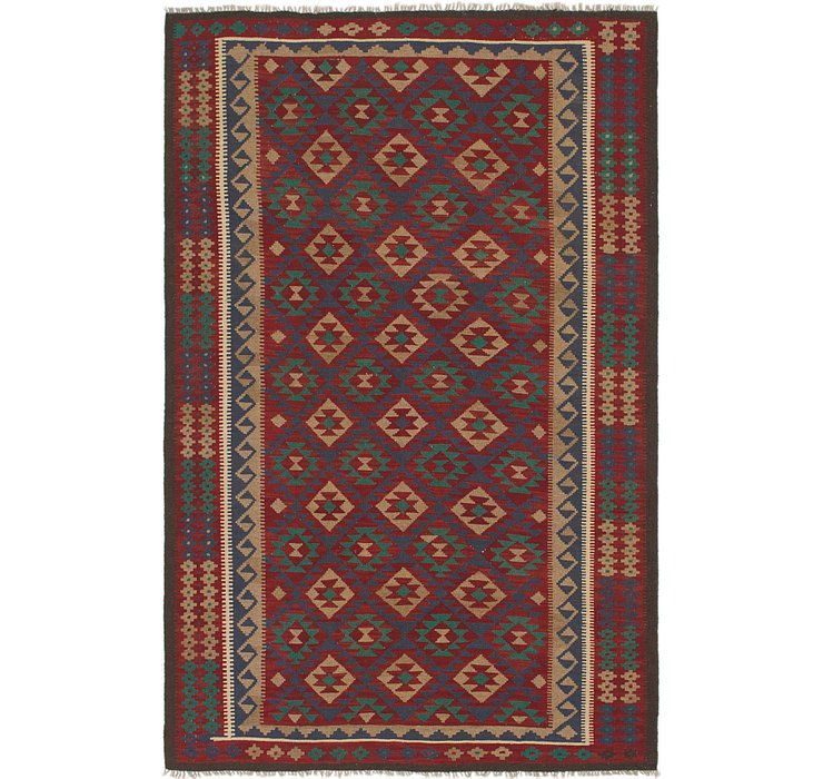 6' 7 x 9' 9 Kilim Maymana Rug