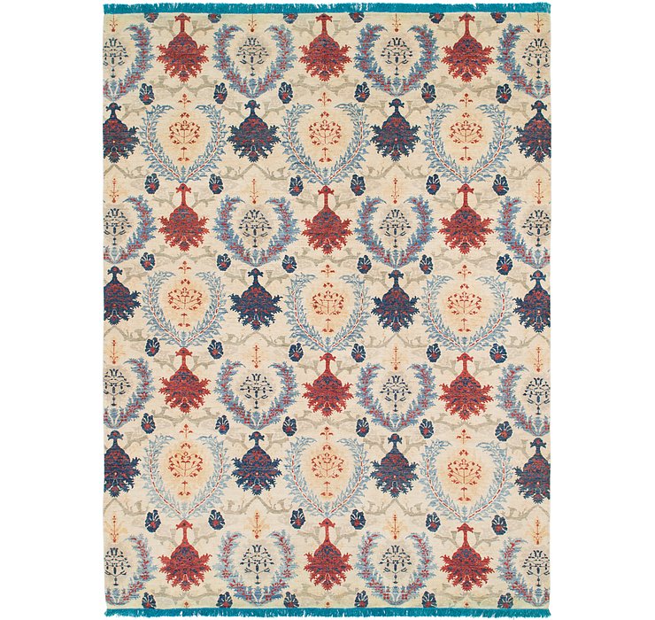 8' 9 x 12' Peshawar Ziegler Rug