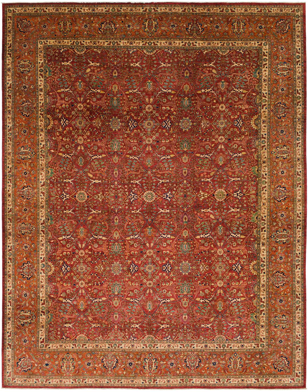 Red Unique Loom 11 10 X 15 Peshawar Ziegler Oriental Rug Main Unique Loom 11 10 X 15 Peshawar Ziegler Oriental Rug Photo
