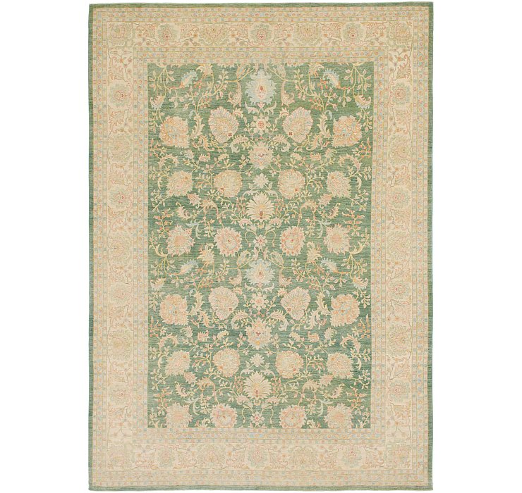10' x 14' Peshawar Ziegler Orient...