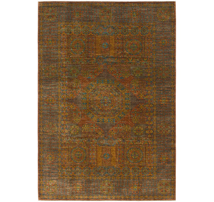 6' 8 x 9' 8 Mamluk Ziegler Oriental...