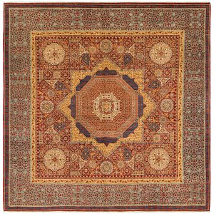 9' 8 x 9' 9 Mamluk Ziegler Oriental...