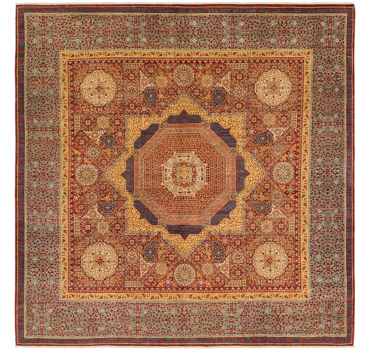 9' 8 x 9' 9 Mamluk Ziegler Oriental...