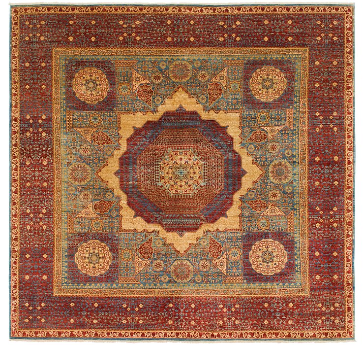 9' 10 x 10' 2 Mamluk Ziegler Oriental...