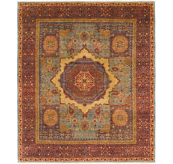 HandKnotted 8' 5 x 9' 10 Mamluk Ziegler Oriental...