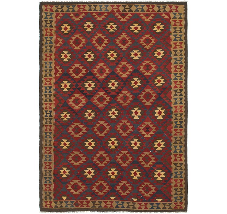 6' 9 x 9' 8 Kilim Maymana Rug